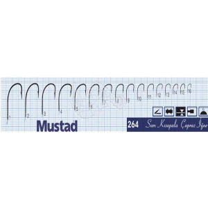 Mustad Olta İğnesi 264 50li Standart NO:3