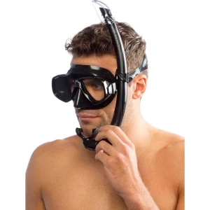 Cressi Perla Maske Mexico Şnorkel Seti BLACK