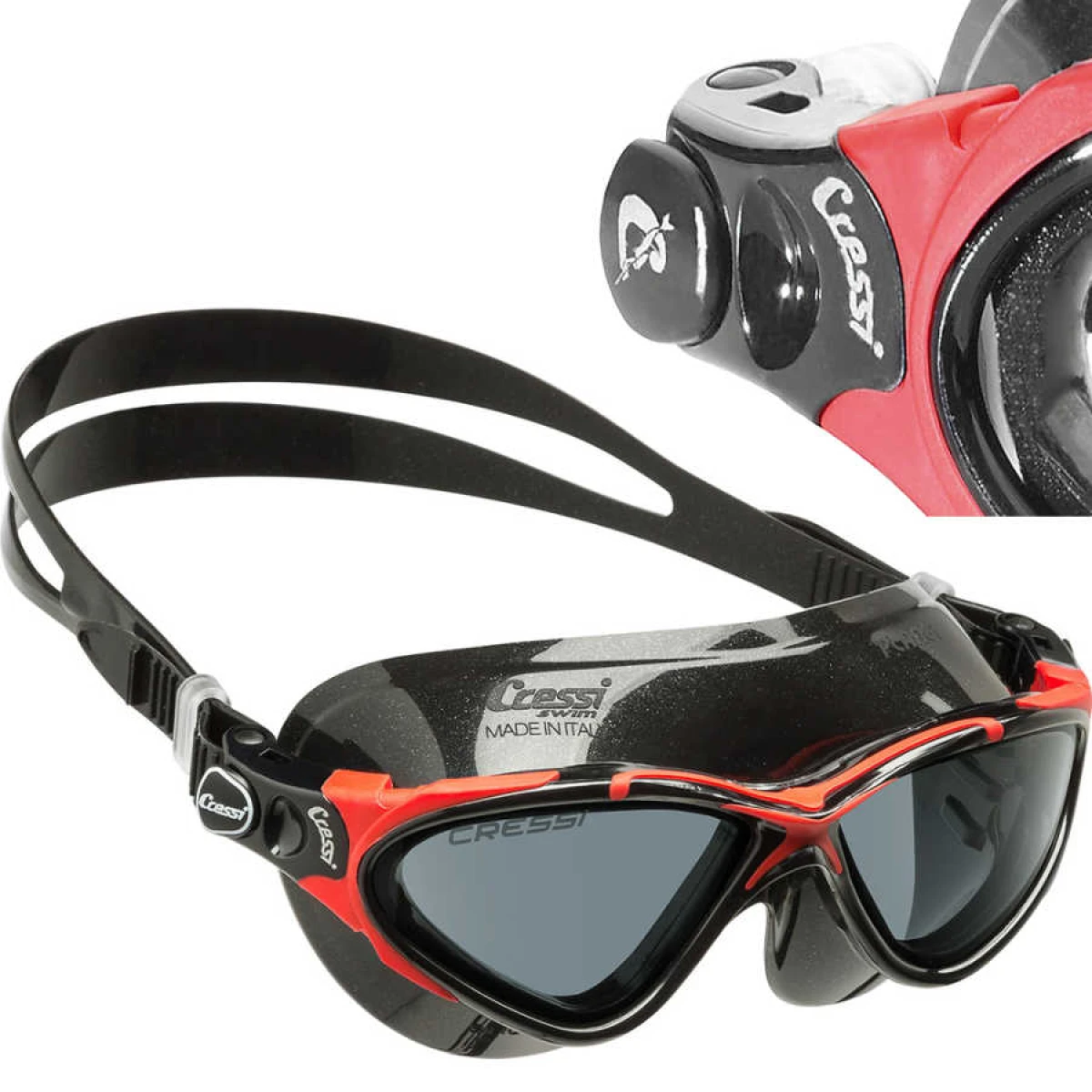Cressi Planet Deniz Gözlüğü TINTED-BLACK-SILVER