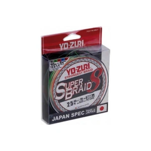 Yozuri Süper Braid 8X İp Misina MULTİCOLOR 0.21MM - 300MT - 13.5KG