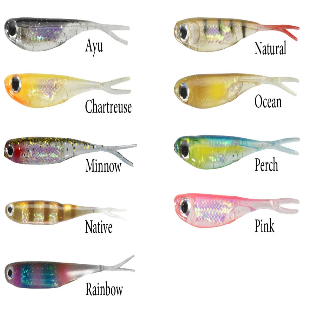 Berkley Powerbait Drop Shot Minnow Sahte Balığı PINK 7.5CM - 6LI