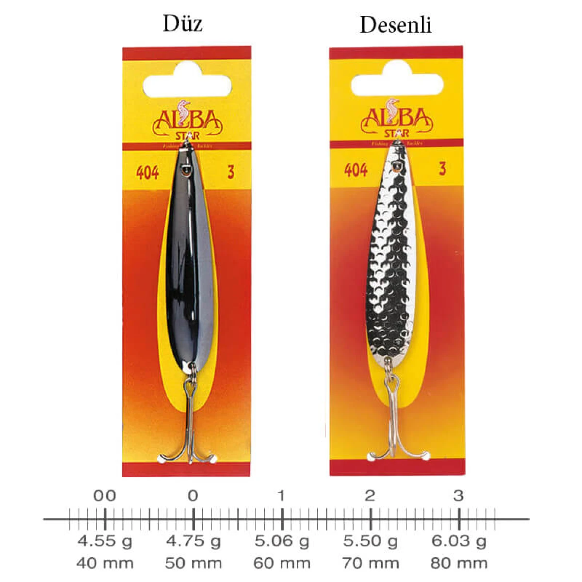 ALBA STAR 404 Lüfer Olta Kaşığı