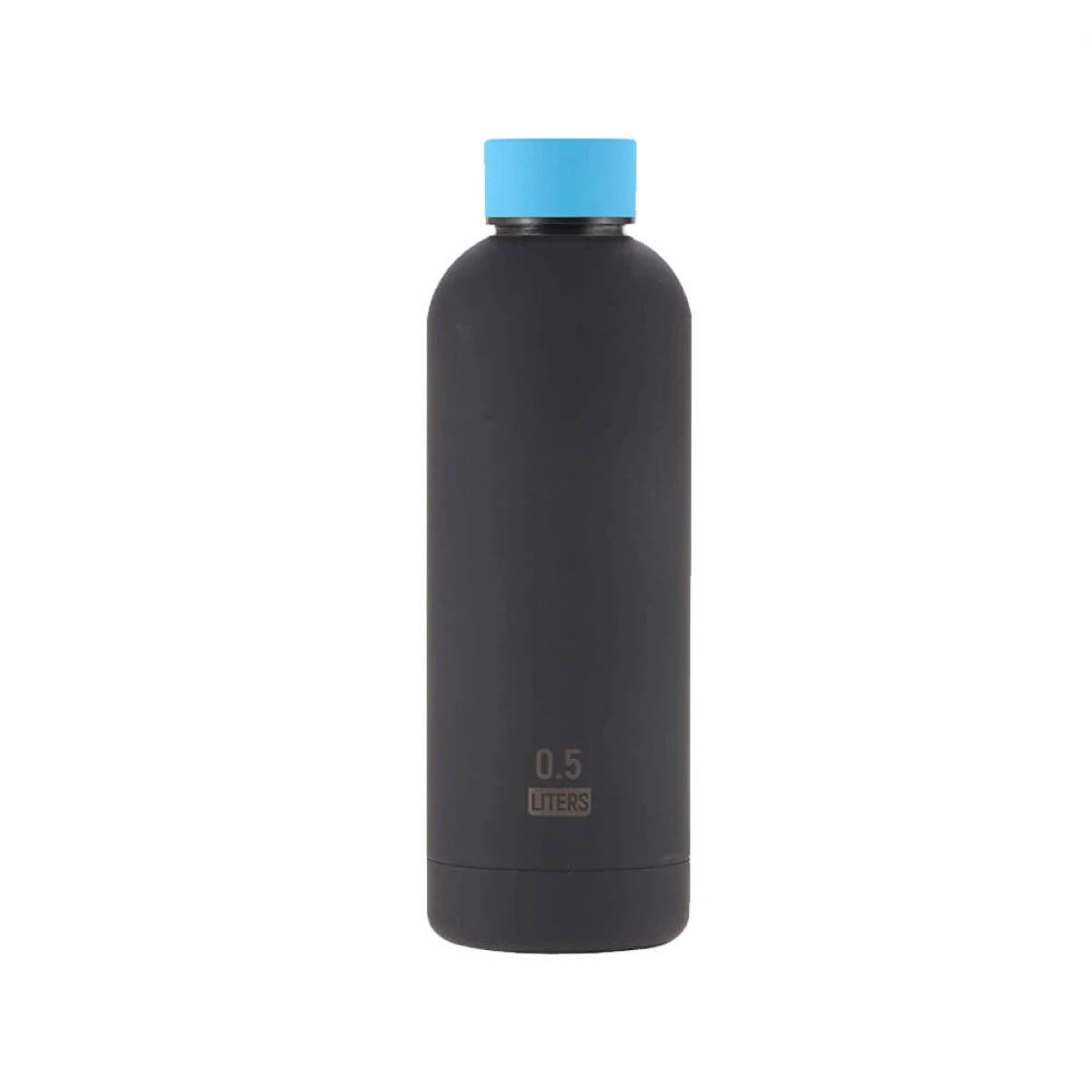 Cressi Kauçuk Kaplı Termal Suluk SİYAH - MAVİ 500 ML