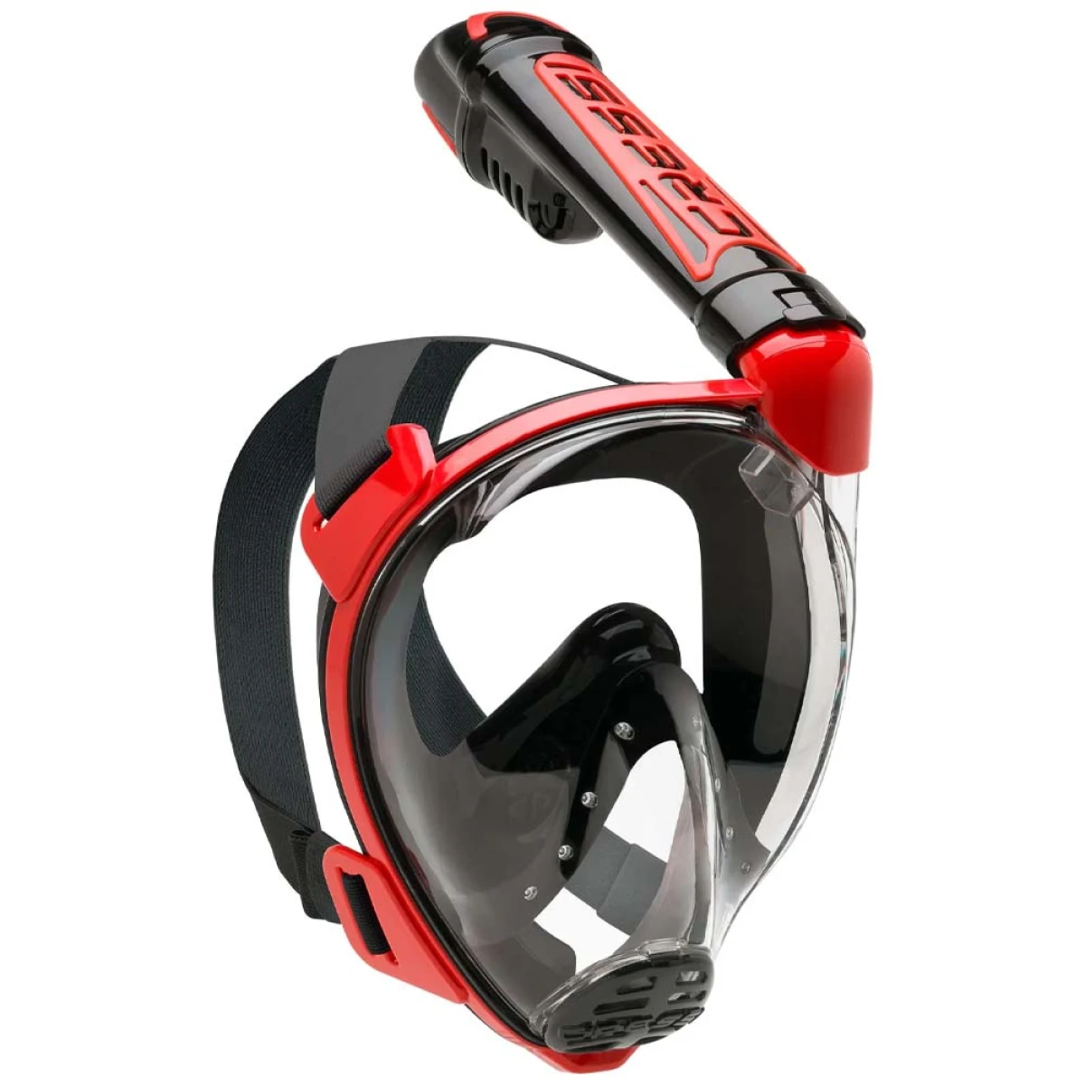 Cressi Duke Tam Yüz Maske BLACK-RED M - L
