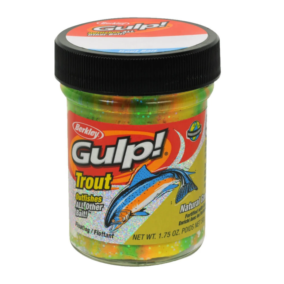 Berkley Gulp Trout Dough Garlic Sahte Yemi CHUNKY CHARTREUSE