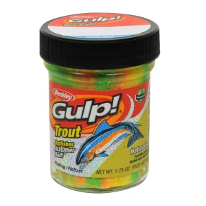 Berkley Gulp Trout Dough Garlic Sahte Yemi CHUNKY CHARTREUSE