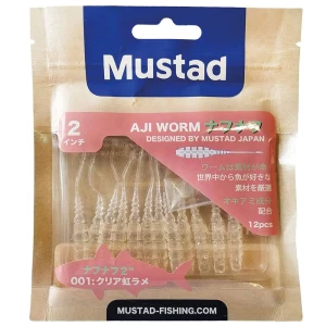 Mustad Aji Worm Naf-Naf Sahte Kurt 001 5CM - 12Lİ
