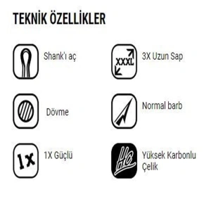 VMC Üçlü Olta İğnesi 9617NI