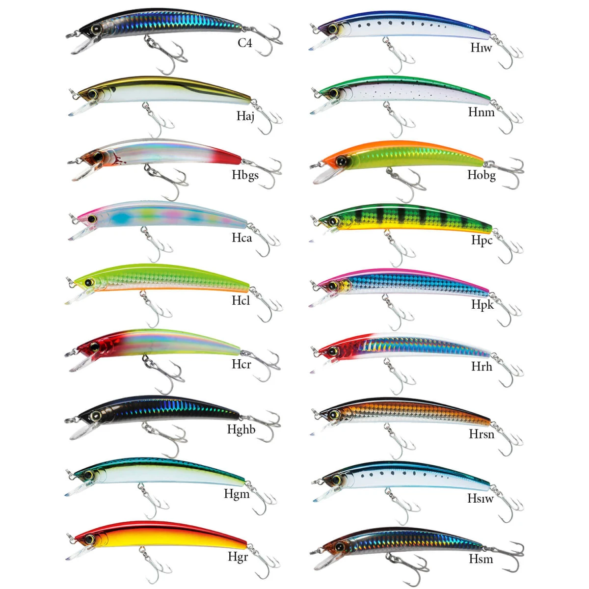 Yozuri Crystal Minnow Floating Sahte Balığı HGR 70mm
